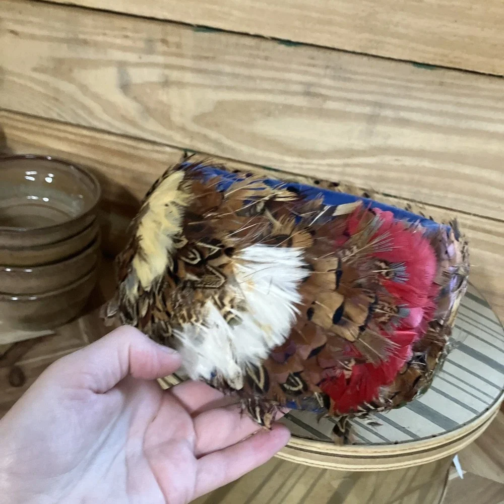 Ostrich Plume Feather Pirate/Steampunk/Fancy Victorian Hat